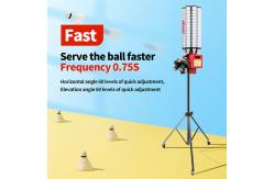 China SIBOASI B3 Badminton Shuttlecock Feeder Machine Smart Badminton Shooting Machine for Training supplier