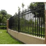 2.1mx2.4m  Residential Wrought Iron Fencing Panel Rot Proofing for sale