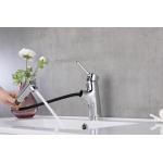 OEM ODM Bathroom Faucets With Pull Out Sprayer Rust Resistant Finish for sale