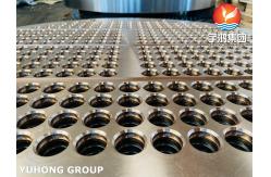 China ASME SB171 UNS C71500 Copper Nickel Alloy Tubesheet Forged Heat Exchanger Plate supplier