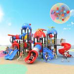 Game Structure Colorful Preschool Play Playground Equipment  Outdoor Amusement Park for sale