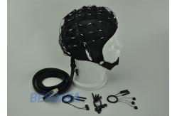 China High Precision EEG Electrode Cap With Different Sensor Electrodes 16 ~ 128 Channel supplier