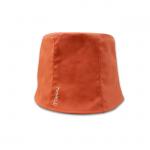 Flat Embroidery Logo Soft Fisherman Bucket Cap Winter Orange Women Men Fishing Hat for sale