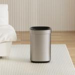 30L Rectangle Household Stainless Steel Waste Bin Durable and Sustainable Big Capacity Trash Can for Household Waste for sale