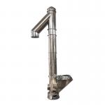 Tube Screw Feeder Dry Powder Particle Stainless Steel Screw Conveyor for sale