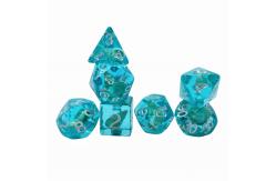 China conch resin board game dice set dnd dice supplier