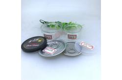 China Recyclable 100ml Small PET Plastic Can With Alu  Easy Open Lid Damp - Proof supplier