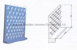 China Science Lab Equipment Acid Proof Pegboard Single Face PP Drip Shelf supplier