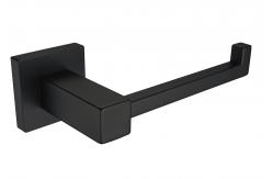 China 4 Pieces Bathroom Hardware Sets Faucet Matte Black Finish Modern Style supplier