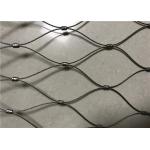 Ferruled Stainless Steel Wire Rope Mesh Peacock Fencing for sale
