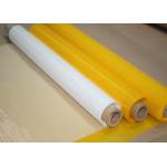 43T Polyester Nylon Monofilament Silk Screen Mesh For Printing White And Yellow Color for sale