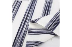 China Healthy And Environmentally Friendly Pure Cotton ​Striped Material Fabric For T-Shirt supplier