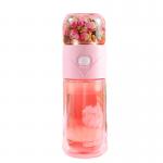 Double Layer 14oz Leak Proof Glass Water Bottle With Strainer for sale