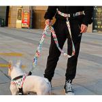 Multi Functional Running Pet Shoulder Strap Free Hands Retractable Dog Traction Rope