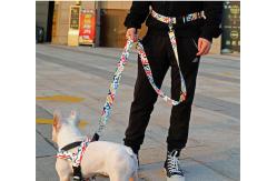 China Multi Functional Running Pet Shoulder Strap Free Hands Retractable Dog Traction Rope supplier