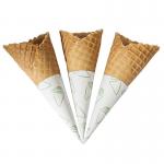 Delicious Waffle Cone Premix , Chocolate Flavored Ice Cream Sugar Cone for sale