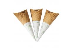 China Delicious Waffle Cone Premix , Chocolate Flavored Ice Cream Sugar Cone supplier