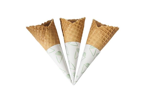 Delicious Waffle Cone Premix , Chocolate Flavored Ice Cream Sugar Cone