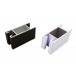 White Black Powder Coating Aluminum Thermal Break Window Profiles for sale