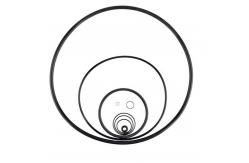 China Abrasion Resistant Rubber O Rings Customized According To Customer Drawings supplier