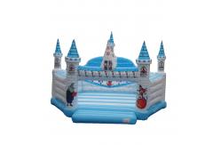 China Waterproof Tarpaulin Inflatable Castles With Cartoon Patterns supplier