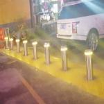 RoHS Anti Parking Bollards Thickness 20mm Parking Space 220V for sale