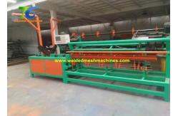 China 4.5mm PVC Chain Link Fence Machine 6M Wire Mesh Weaving Machine supplier