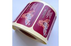 China Coated Paper Pet vinyl Tamper Seal Stickers Custom Printed supplier