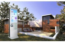 China Wifi Public Cell Phone Charging Station High Resolution Screen Lockable supplier
