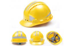 China Mining Industrial PPEs Supply Head Protection Hard Reflective Hat Helmet supplier