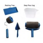 Washable 560g 9 Piece Paint Roller Set Brush Kit ODM Reusable