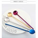 Smooth Reusable Spoon Straws / Handmade Jumbo Spoon Straws Non Magnetic for sale