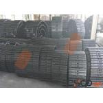 Black Hitachi Mini Digger Tracks , Excavator Track Parts Cranck Resistance for sale
