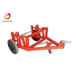 Red Underground Cable Installation Tools For Short Distance Transport Cable Drum for sale