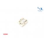 Zinc Alloy Metal Square Belt Pin BuckleLight Gold Color For Shoes 9mm Inner Size for sale