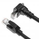 Alvin's Vertical Screw Lock CAT6a GigE Cable for Industrial Cameras