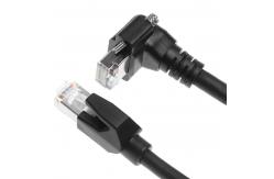 China Alvin's Vertical Screw Lock CAT6a GigE Cable for Industrial Cameras supplier