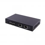 Auto MDI/MDIX Gigabit Fiber Switch , 2 RJ45 Fiber Optic Managed Switch 10/100/1000Mbps for sale
