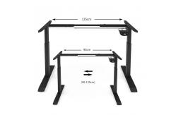 China Electric Extendable Coffee Standing Table for Office 100 V/Hz and Adjustable Height supplier