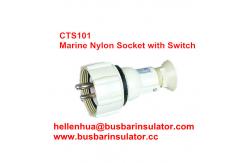 China 10A electrical socket marine nylon plug socket CZS101 Waterproof Boat Plugs supplier