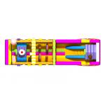 Candy 0.55mm Pvc Tarpaulin Inflatable Obstacle Courses