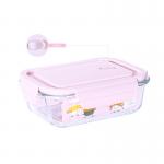 Microwavable 950ml Borosilicate Glass Food Container