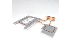 China Multiple Profile Aluminum Cold Plate 400W Epoxy Gluing With Copper Pipe supplier