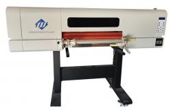 China Laminating Integration DTF UV Printer Rubber Roll Digital Inkjet Printing Machine supplier