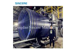 China PE/HDPE/PP/PVC Double Hollow Wall Spiral Wound Pipe Extrusion Line Machine supplier