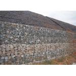 Hot Dip Galvanized Woven 2m Height Mesh Gabion Baskets for sale