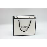 Matte Laminated 290gsm Coated Paper Gift Bag Custom Shape Handle Eco Friendly for sale