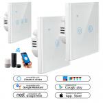 120VAC 2 Gang 1 Way Smart Switch 15A Smart Light Switch Zigbee UK for sale