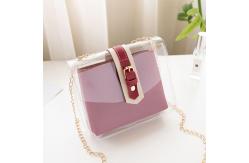 China Summer Transparent Clear PVC Jelly Shoulder Bag supplier