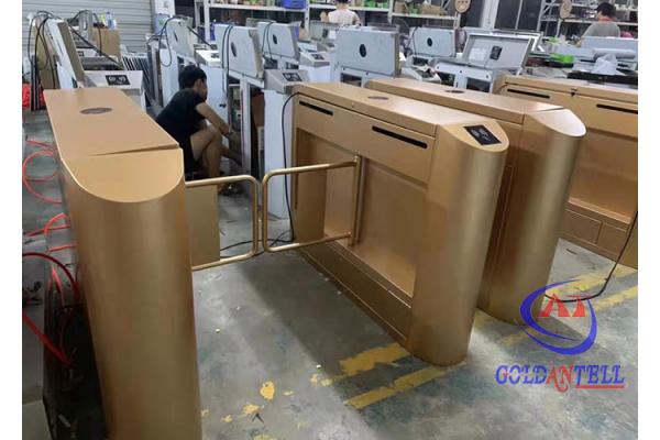 Servo Motor Swing Barrier Gate With Code Reader Automatic Sliding Gate Opener